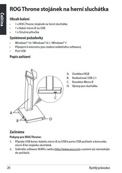 Asus ROG THRONE - stojánek pro herní sluchátka - 4