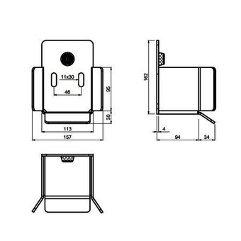 Prodám spodní dorazy M – pro samonosné brány (5 ks, výhodně) - 4