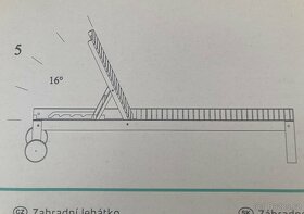 Zahradní lehátko - 4