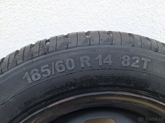 Disk 6x14 ET43 s pneumatikou Continental 185/60 R14 - 4