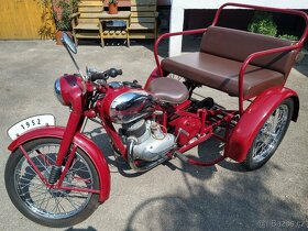 Prodám Jawa Pérák 250 rikša 1952 - 4