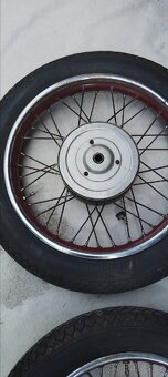 Kola přední zadní 3/16 a3.25/16 originál lak - 4
