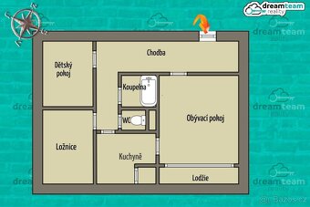 Prodej bytu 3+1 65 m², Orlová - Lutyně, ev.č. 00275 - 4