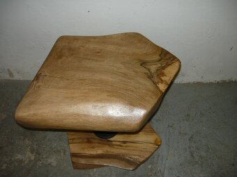 Konferenční stolek - Masiv - Ořech - 4