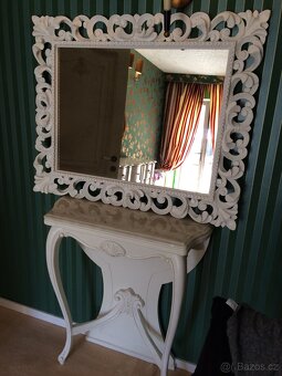 Prodám set : konzole a zrcadlo  italske - mod.Zimní Palac - 4