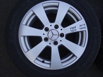 Alu disky Mercedes C204,16", 5x112, ET 39,šíře 6J,letní sad - 4