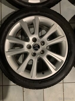 Alu kola Škoda R17 5X112 LETNÍ PNEU 225/45 R17 ZENITH - 4