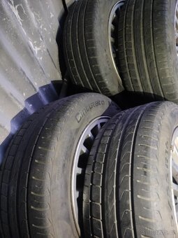 4ks alu disky orig. Volvo 5x108 r16 pneu 205/55 r16 5mm - 4