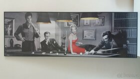 Reprodukce M. Monroe H. Bogart E. Presley, J. Dean - 4