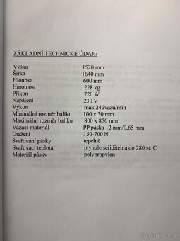 Balíci stroj STRAPEX - 4