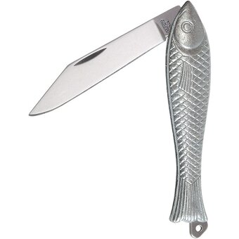 Kapesní zavírací nůž Mikov Rybička - stříbrný - 4