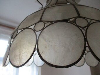 lustr, světlo, stínidlo, vitrážový, styl Tiffany - 4