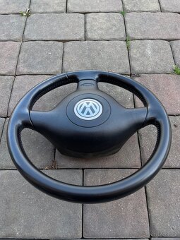 Kožený volant Volkswagen - Top stav - 4