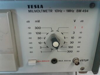 Milivoltmetr TESLA BM494 - 4
