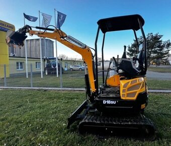 minibagr, pásový bagr,.bagřík, motor Kubota - 4
