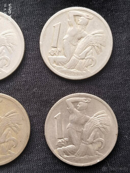 7x 1 kč 1922, 23, 24, 25, 29, 37, 38 Československo - 4