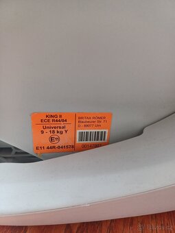 Autosedačka Britax King II - 4