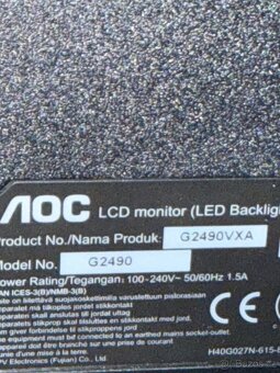 Prodám monitor AOC G2490VXA - 4