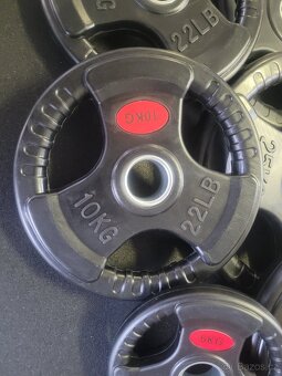 Posilovací kotouče pogumované olympijské 51 mm - 4