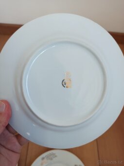 4x talíř/ československý porcelán - 4