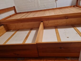 Postel 90x200 masív - 4