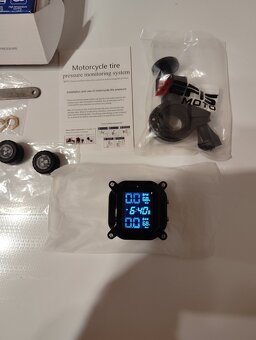 TPMS snímače tlaku v pneumatikách motocyklu/elektrokola - 4