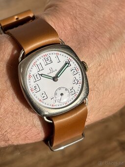 Vintage Omega náramkové hodinky (cca 1920–1930) / vojenske - 4