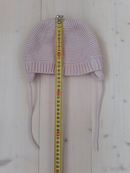 Sv. růžová bunda a čepice vel 86 - 4