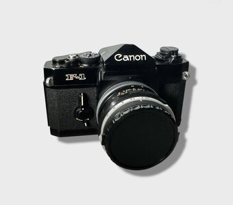 Canon F-1 + objektiv FL 28mm f/3.5 - 4