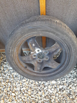 Opel-Plechove disky 17 zoll+ poklice - 4