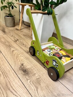 Dětské kostky, vozíček s kostkami - 4