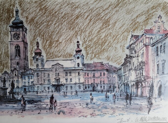Prodám grafiku - Hradec Králové - Velké náměstí - 4