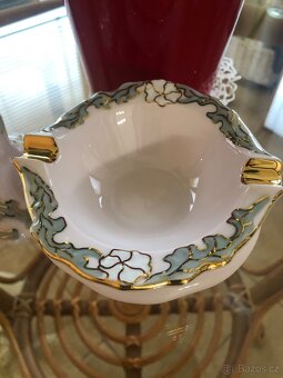 Růžový porcelán ,sada s amforou Renata, zn. Chodov - 4