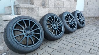 Alu kola 5x112 r17.Černe vw škoda audi Seat - 4