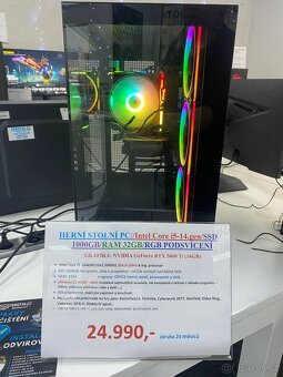 HERNÍ STOLNÍ PC//Intel Core i5-14.gen/SSD 1000GB/RAM 32GB/RG - 4