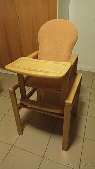 Dětská jídelní židlička+stoleček. - 4
