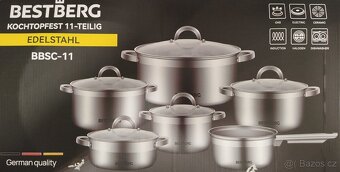 Krásná nová 11 kusová sada hrnců - 4