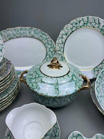 Nová porcelánová jídelní souprava/ listr-zlato, Starorolský - 4