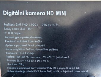 Autokamera Globalsec HD Mini - 4