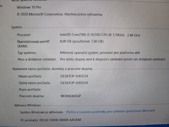 Notebook ASUS PRO BU201 / 8GB RAM / i5 4210U/128GB SSD/12,5 - 4