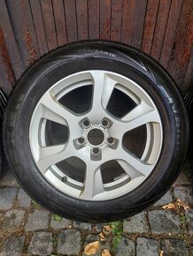 Audi ALU kola R16 5x112 včetně letních pneu Nexen n Blue HD - 4