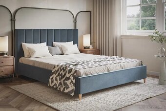 Čalouněná postel Lucie 2 s roštem - 4