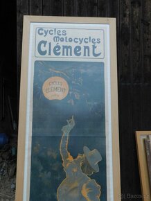 Originální litografický plakát Cycles / Motocycles CLEMENT - 4