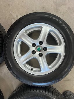Prodám alu kola Škoda – pneu 195/65 R15 - 4