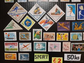 poštovní známky / SPORT č.2 50ks - 4