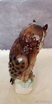 Starožitná porcelánová Sova - 4