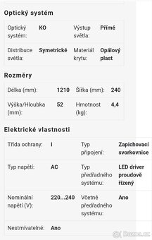 Přisazené LED svítidlo s krytem - 4