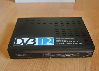 DVB-T2 Set-top box Evolveo, duální tuner, jako nový - 4