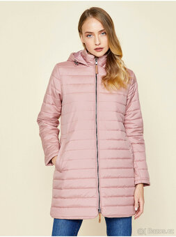 Starorůžová zimní bunda vel. M - 4