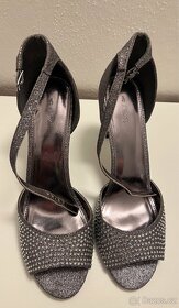 dámské třpytivé sandálky vel. 43 - 4